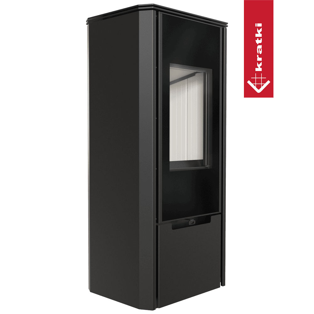 Kratki Kaminofen aus Stahl KRATKI ENYO Ø 150 8 kW