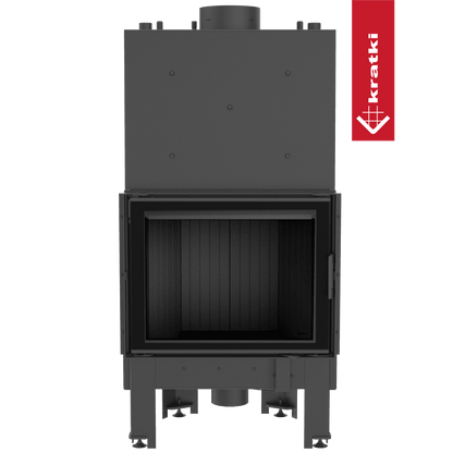 Kratki Wasserführender Kamineinsatz KRATKI NADIA 12 kW Ø 200 schwarz Verkleidung