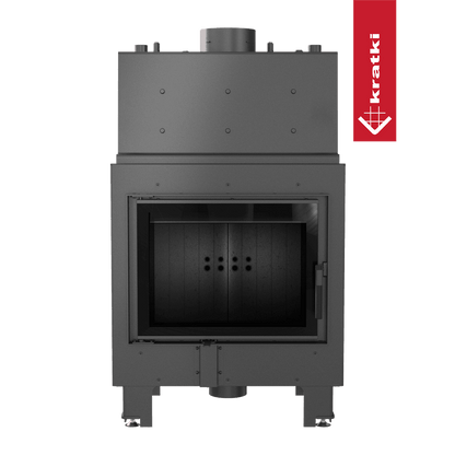Kratki Wasserführender Kamineinsatz KRATKI MBM 12 kW Ø 180 schwarz Verkleidung