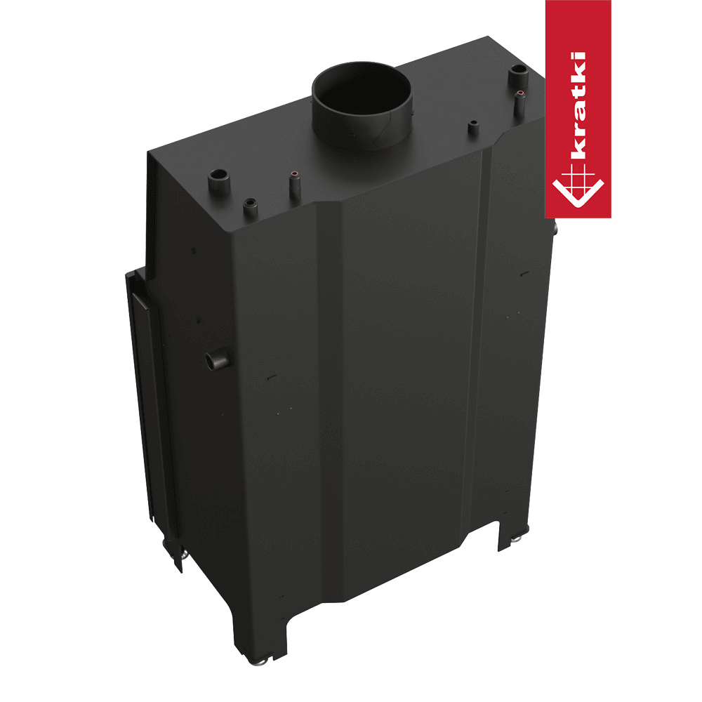 Kratki Wasserführender Kamineinsatz KRATKI MBO 15 kW Ø 200 schwarz Verkleidung