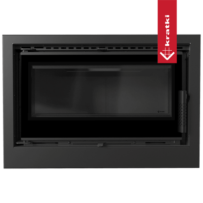 Kratki Kamin-Kassette KRATKI ARKE 70 8 kW Ø 150 schwarz Verkleidung