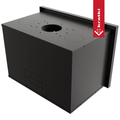 Kratki Kamin-Kassette KRATKI ARKE 70 8 kW Ø 150 schwarz Verkleidung