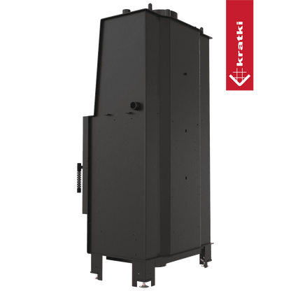 Kratki Wasserführender Kamineinsatz KRATKI LUCY 12 kW Ø 200 Doppelverglasung schwarz Verkleidung