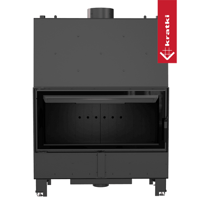 Kratki Wasserführender Kamineinsatz KRATKI LUCY 20 kW Ø 200 Doppelverglasung schwarz Verkleidung