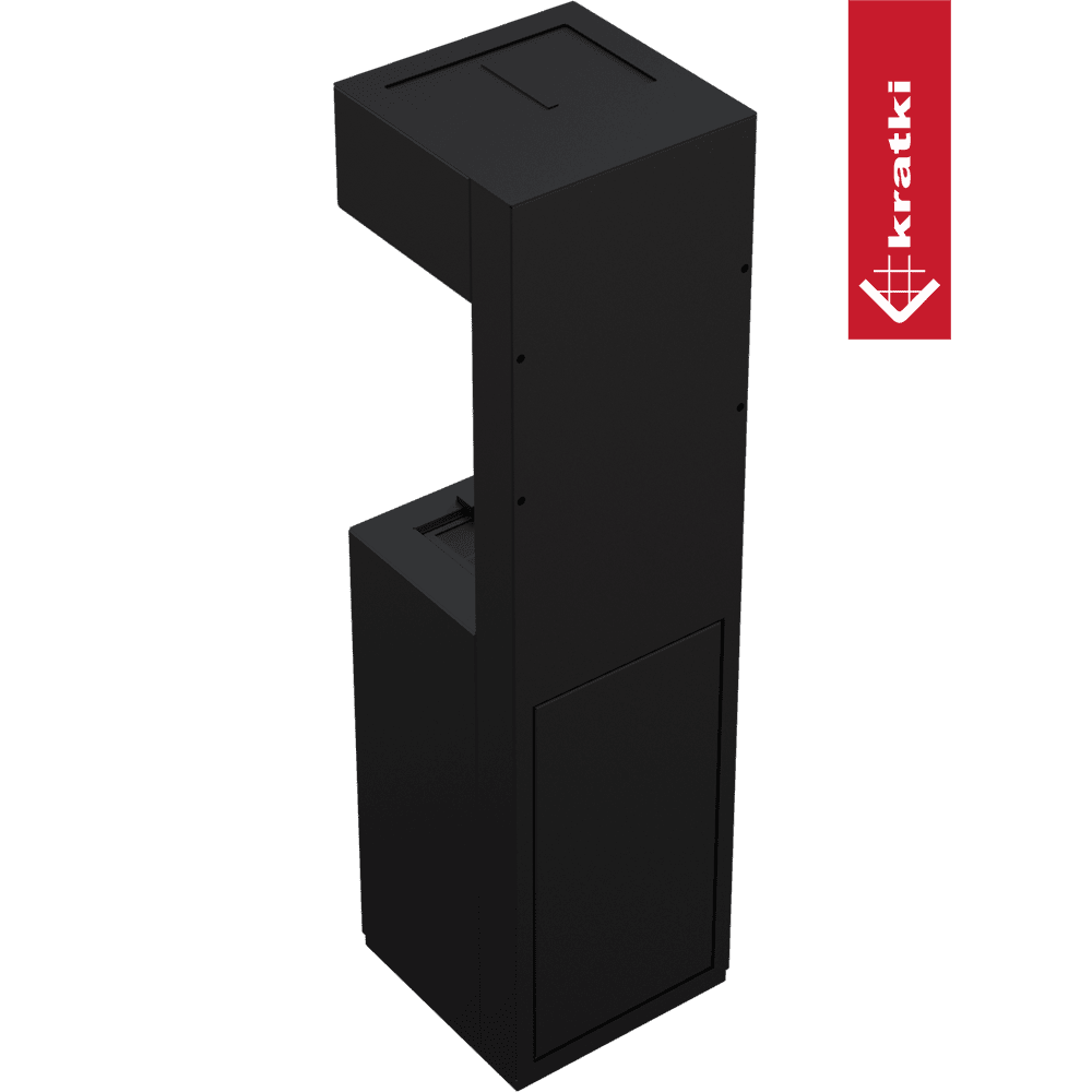 Kratki Gasfeuerstelle Outdoor AQF2 47,1x39,5 10 kW Propan-Butan Sierra Gehäuse Satz
