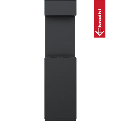 Kratki Gasfeuerstelle Outdoor AQF2 47,1x39,5 13 kW Propan-Butan Sierra Gehäuse Satz