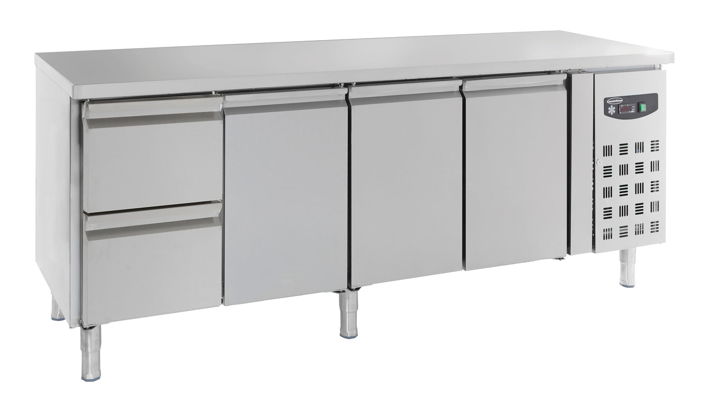CombiSteel 700 KÜHLTISCH 3 TÜREN UND 2 SCHUBLADEN