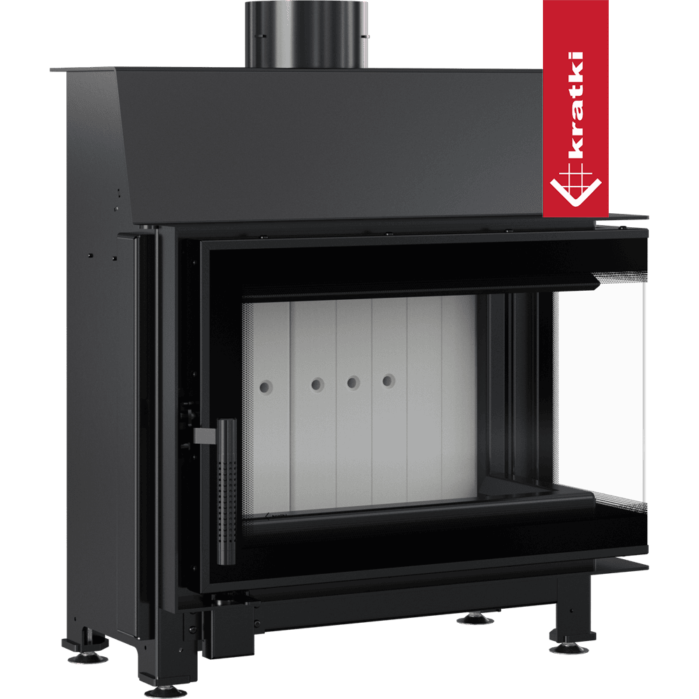 Kratki Rechter Stahl-Luftkamin KRATKI SIMPLE 6 kW 150