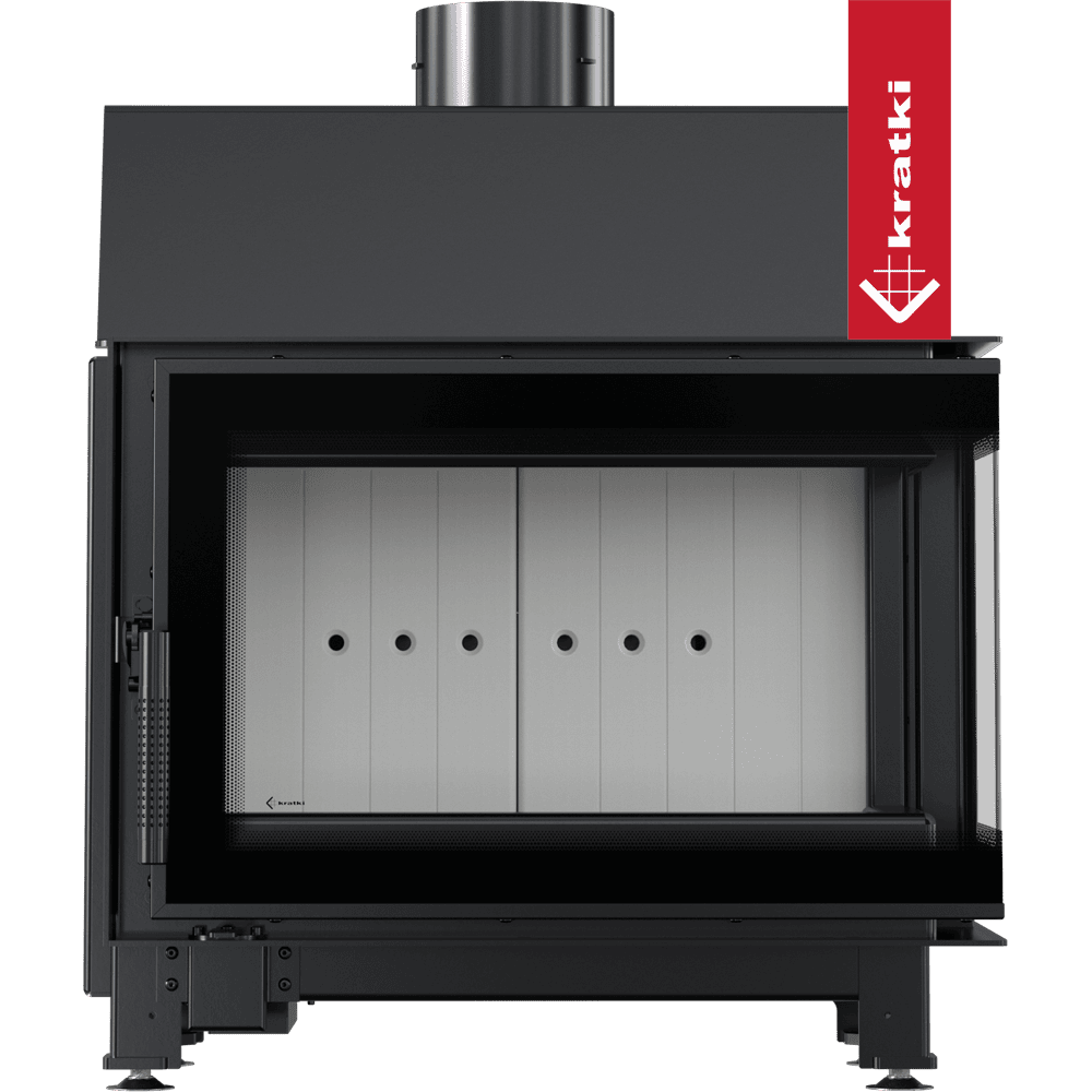 Kratki Rechter Stahl-Luftkamin KRATKI SIMPLE 6 kW 150