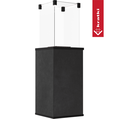 Kratki Terrassenheizer Patio Quarzsinter Blend Nero automatische Steuerung 8,2kW