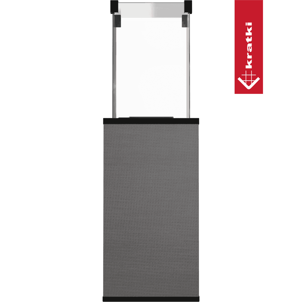 Kratki Terrassenheizer Patio Quarzsinter Filo Ghisa automatische Steuerung 8,2kW