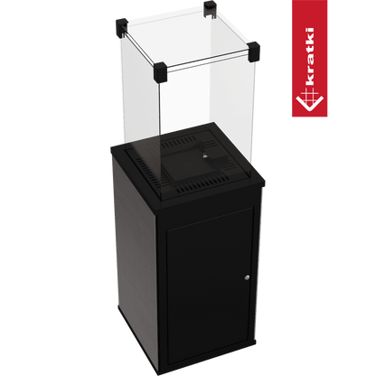 Kratki Terrassenheizer Patio Quarzsinter Filo Ghisa manuelle Steuerung 8,2kW