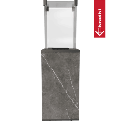 Kratki Terrassenheizer Patio Quarzsinter Naturali Grey manuelle Steuerung 8,2kW