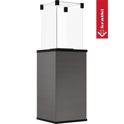 Kratki Terrassenheizer Patio Quarzsinter Filo Ghisa manuelle Steuerung 8,2kW