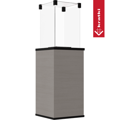 Kratki Terrassenheizer Patio Mini Quarzsinter Naturali Chiara manuelle Steuerung 8,2kW