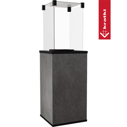 Kratki Terrassenheizer Patio Quarzsinter Seta Liquorice manuelle Steuerung 8,2kW