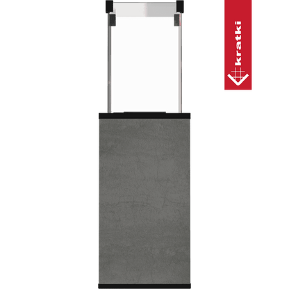 Kratki Terrassenheizer Patio Mini Quarzsinter Naturali Grigia 8,2kW