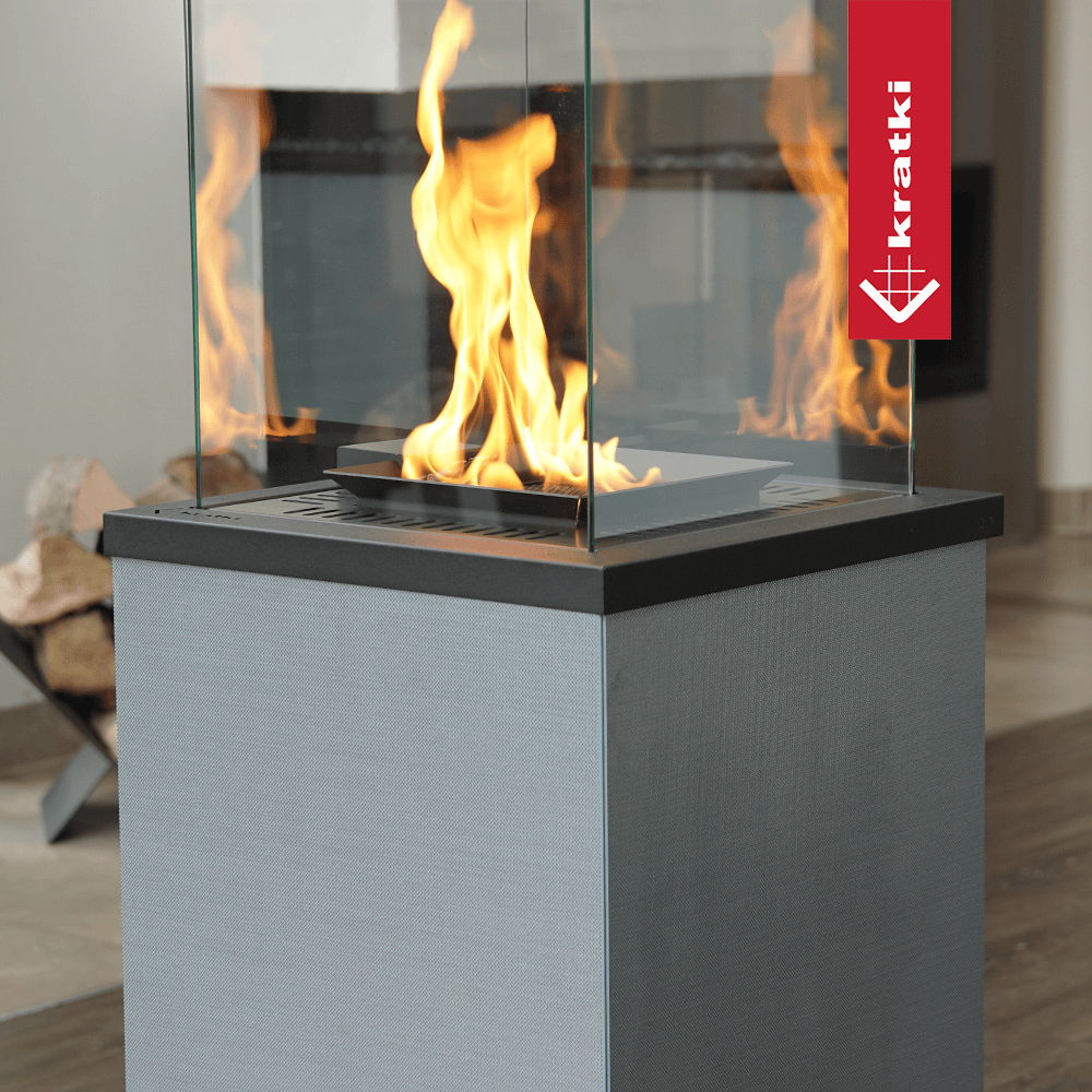 Kratki Terrassenheizer Patio Mini Quarzsinter Filo Mercurio automatische Steuerung 8,2kW