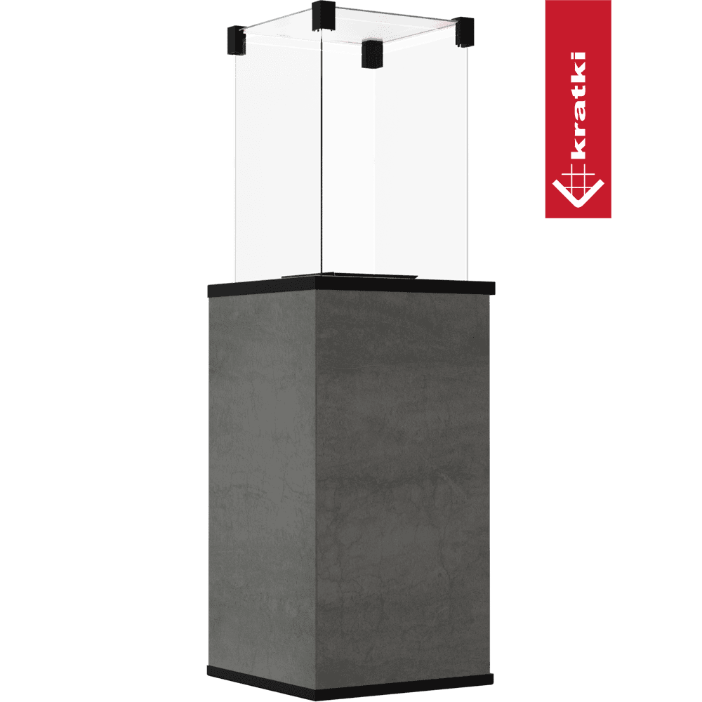 Kratki Terrassenheizer Patio Mini Quarzsinter Naturali Grigia 8,2kW