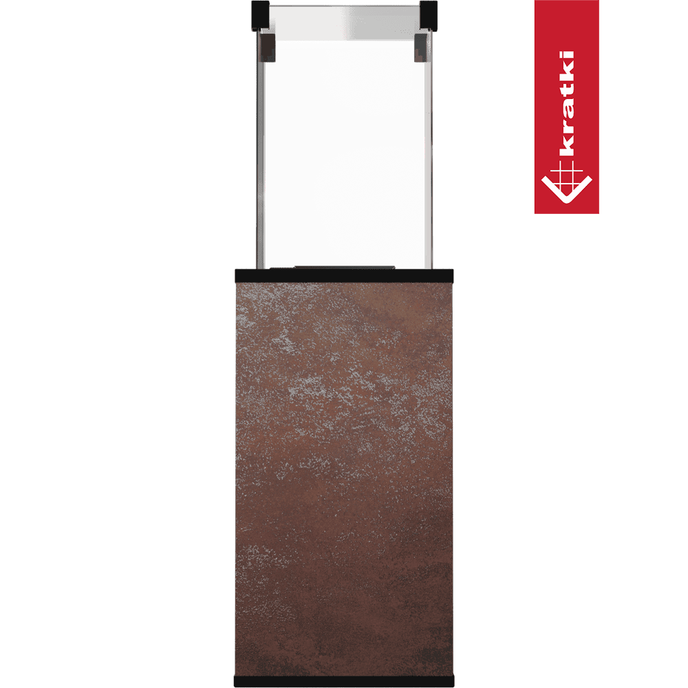 Kratki Terrassenheizer Patio Mini Quarzsinter Oxide Moro automatische Steuerung 8,2kW