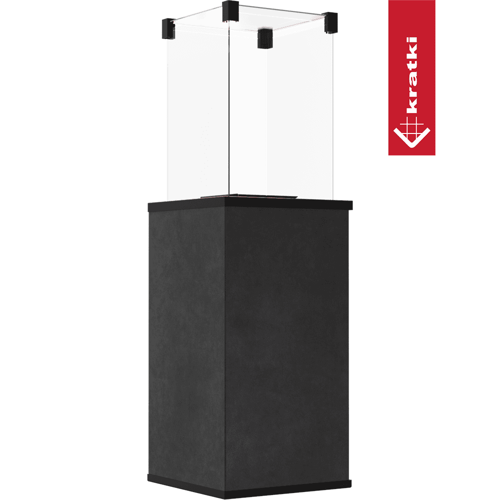 Kratki Terrassenheizer Patio Mini Quarzsinter Blend Nero manuelle Steuerung 8,2kW