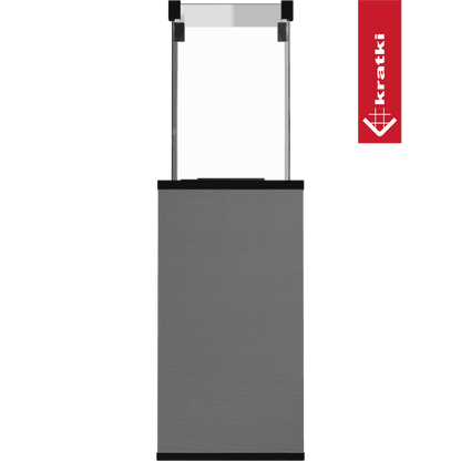 Kratki Terrassenheizer Patio Mini Quarzsinter Filo Argento manuelle Steuerung 8,2kW