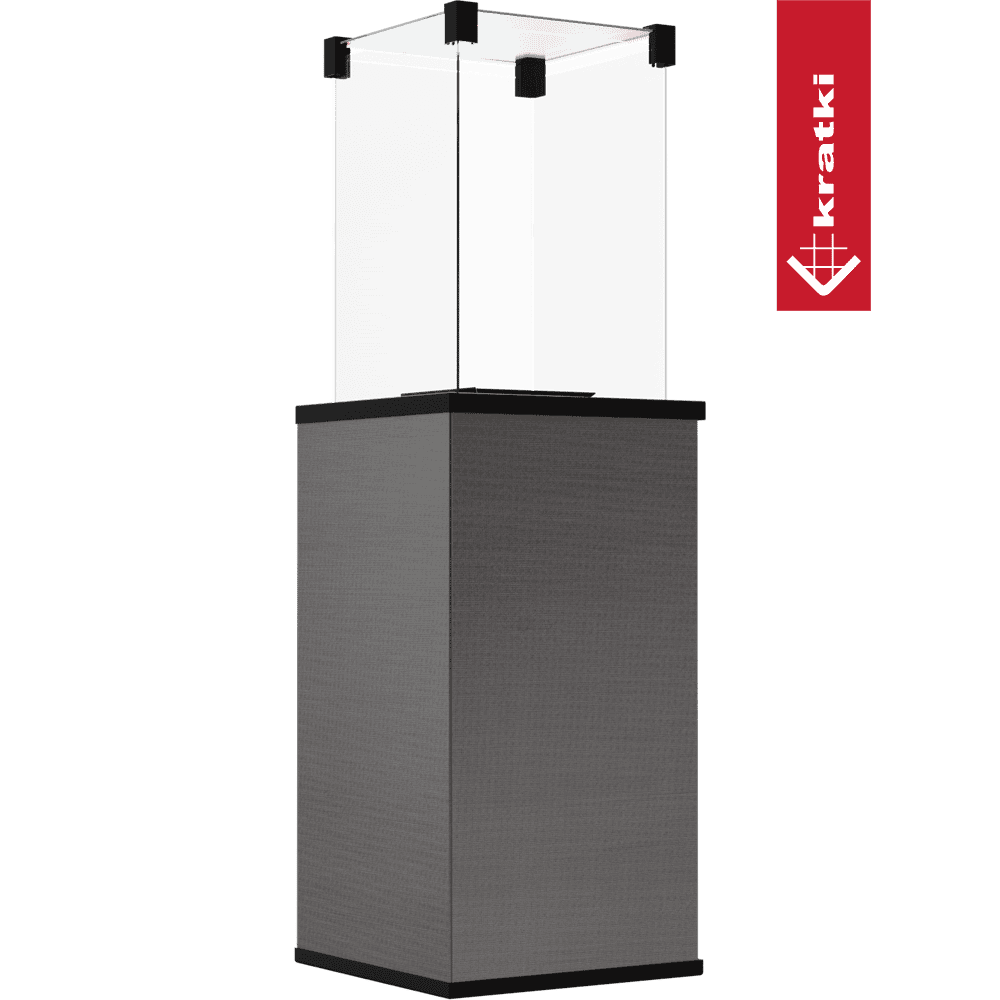 Kratki Terrassenheizer Patio Mini Quarzsinter Filo Ghisa manuelle Steuerung 8,2kW