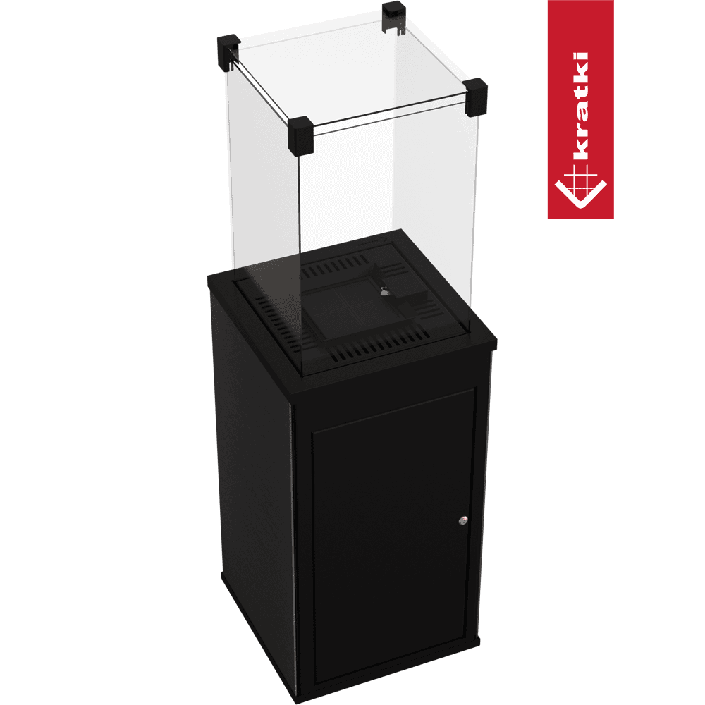Kratki Terrassenheizer Patio Mini Quarzsinter Filo Pece manuelle Steuerung 8,2kW