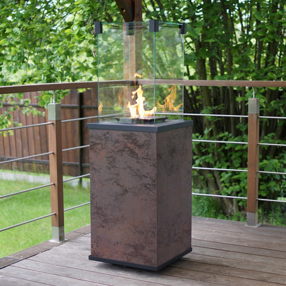 Kratki Terrassenheizer Patio Mini Quarzsinter Oxide Moro manuelle Steuerung 8,2kW