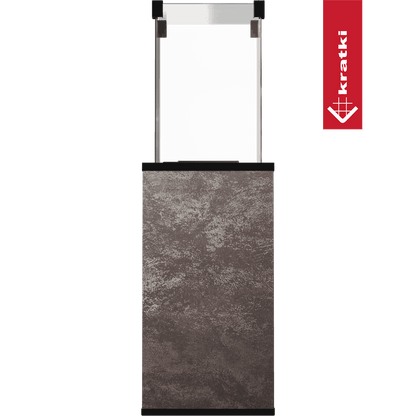 Kratki Terrassenheizer Patio Mini Quarzsinter Oxide Nero manuelle Steuerung 8,2kW
