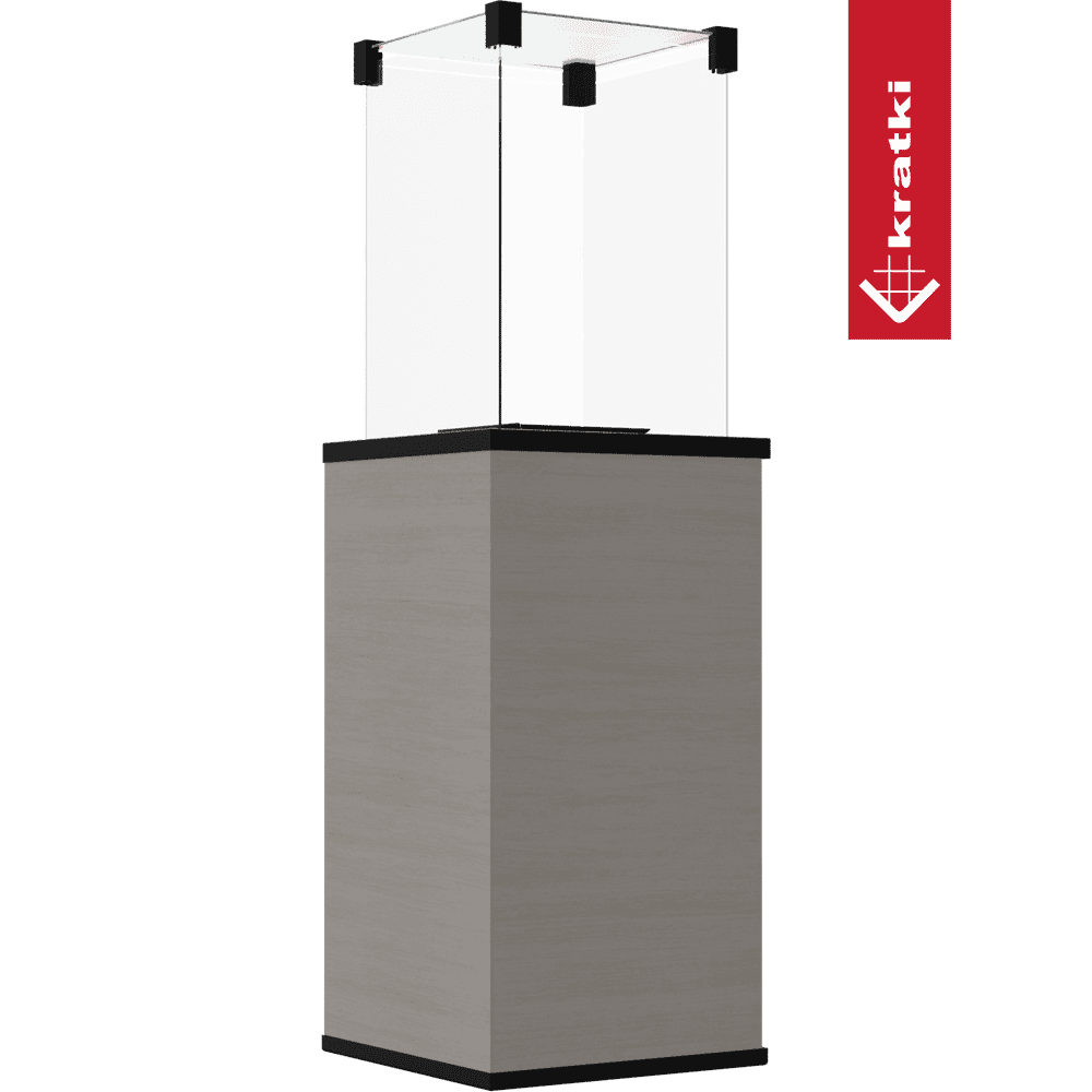 Kratki Terrassenheizer Patio Mini Quarzsinter Naturali Chiara manuelle Steuerung 8,2kW