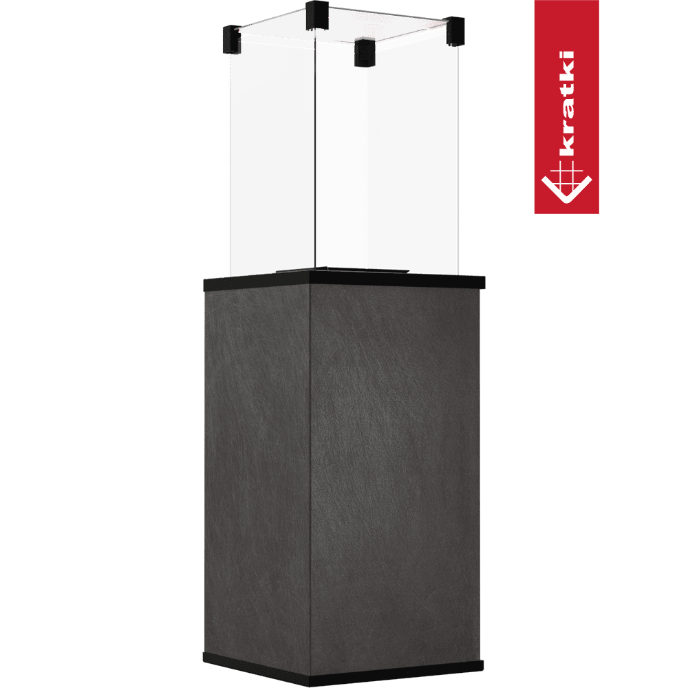 Kratki Terrassenheizer Patio Mini Quarzsinter Seta Liquorice manuelle Steuerung 8,2kW