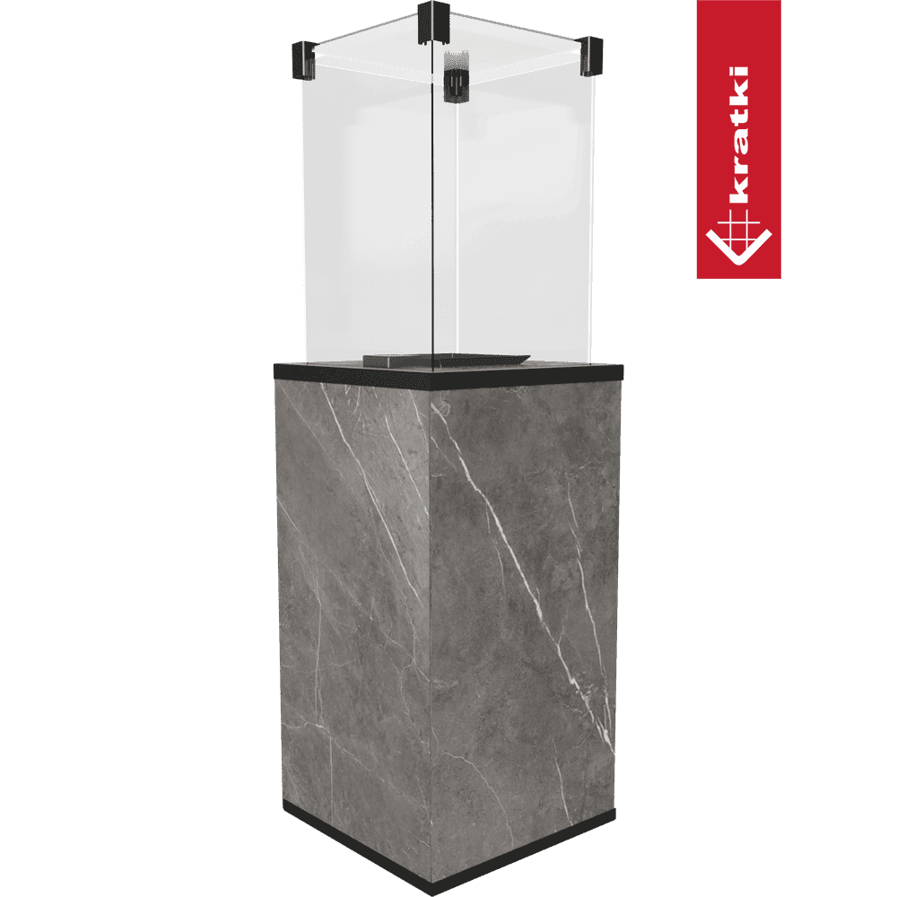 Kratki Terrassenheizer Patio Mini Quarzsinter Natur manuelle Steuerung 8,2kW