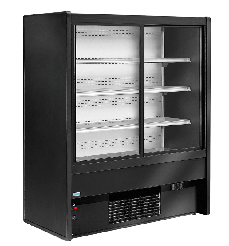 KBS Gastrotechnik Wandkühlregal Dilara 200 mit Schiebetüren selbstschließend