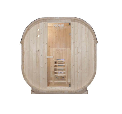 Home Deluxe Outdoor Sauna CUBE M - 184 x 120 cm für 2 Personen