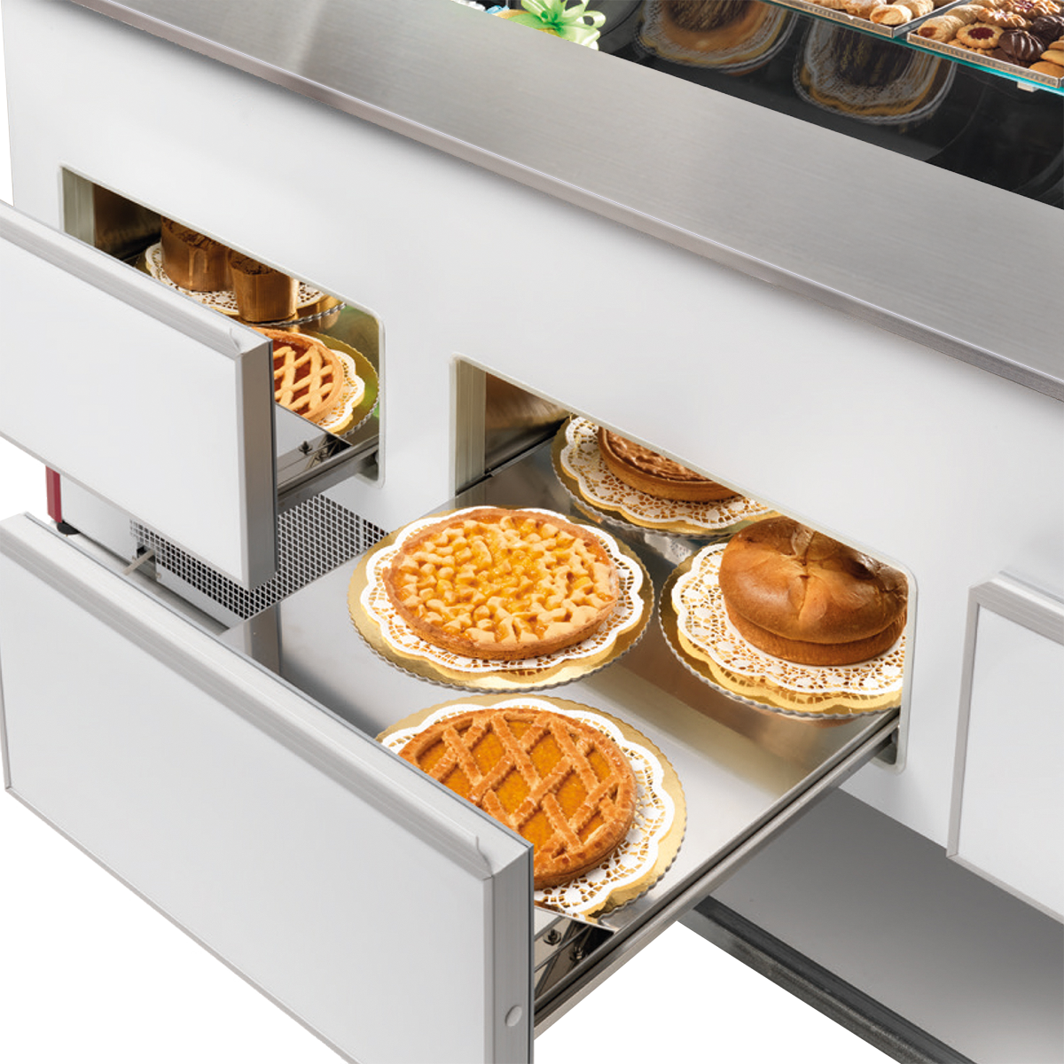 KBS Gastrotechnik Bäckerei Kuchen und Tortenvitrine Colorado 1400