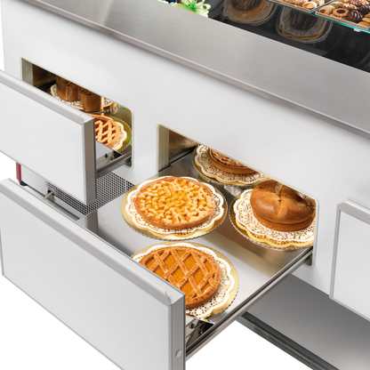 KBS Gastrotechnik Bäckerei Kuchen und Tortenvitrine Colorado 2200
