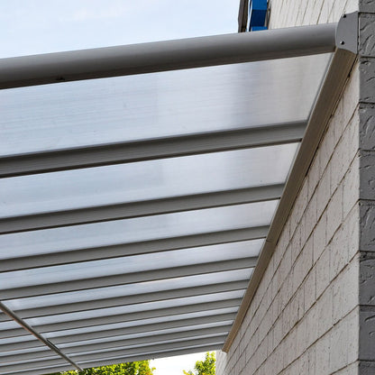 Home Deluxe Terrassenüberdachung SOLIS - 495 x 303 x cm Weiß