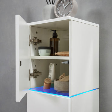 Home Deluxe Badmöbel Komplettset WANGEROOGE XL - Weiß Made in Germany