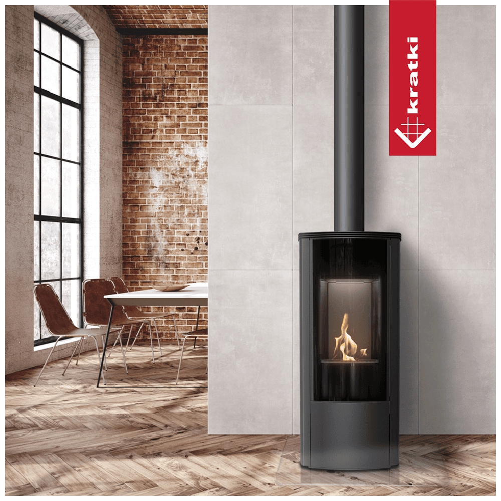 Kratki Kaminofen auf Propan-butan KRATKI AB ENYO Ø 100/150 4 kW