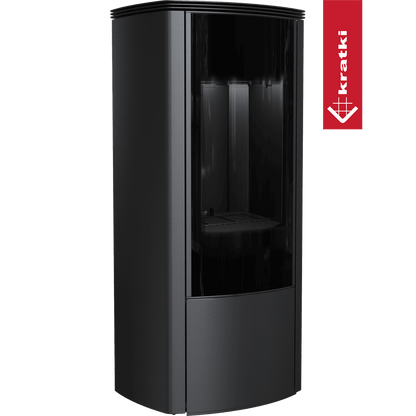 Kratki Kaminofen mit Erdgas-Betrieb AB ENYO Ø 100/150 4,9 kW