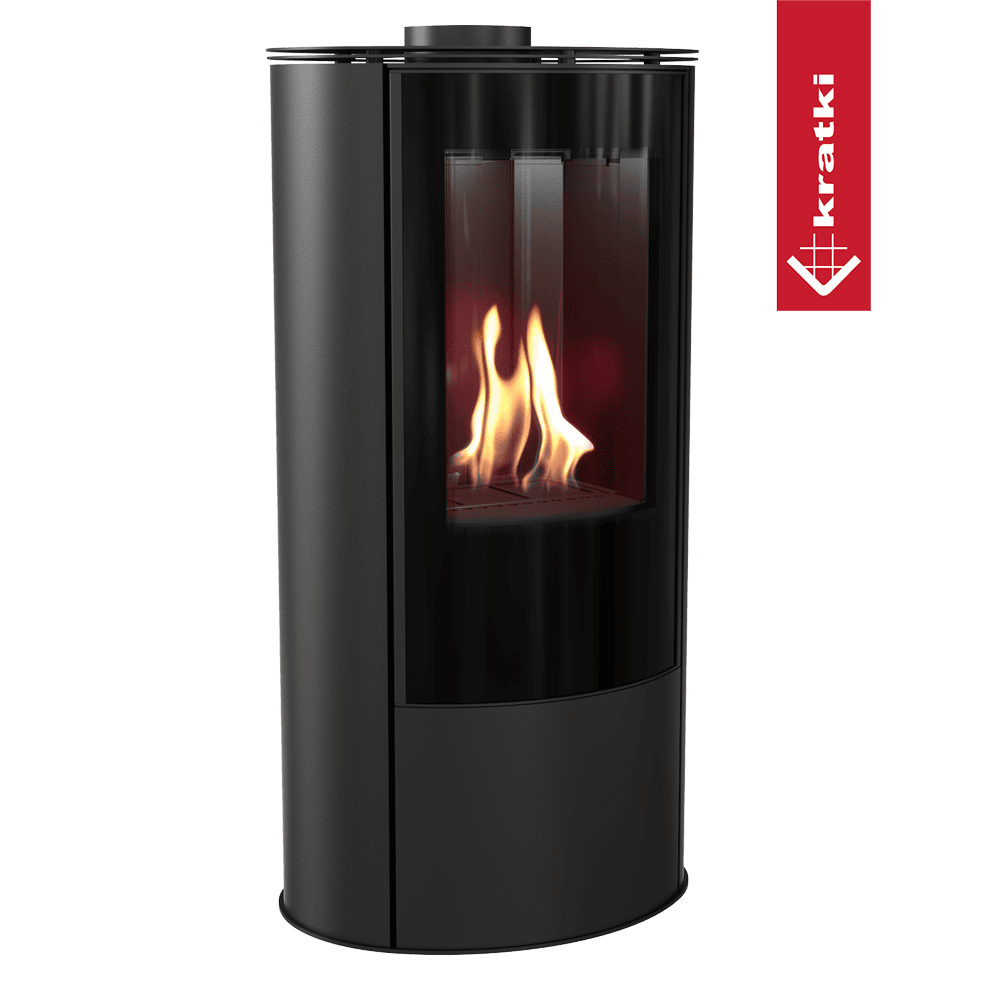 Kratki Kaminofen mit Erdgas-Betrieb KRATKI AB ENYO Ø 100/150 4,1 kW