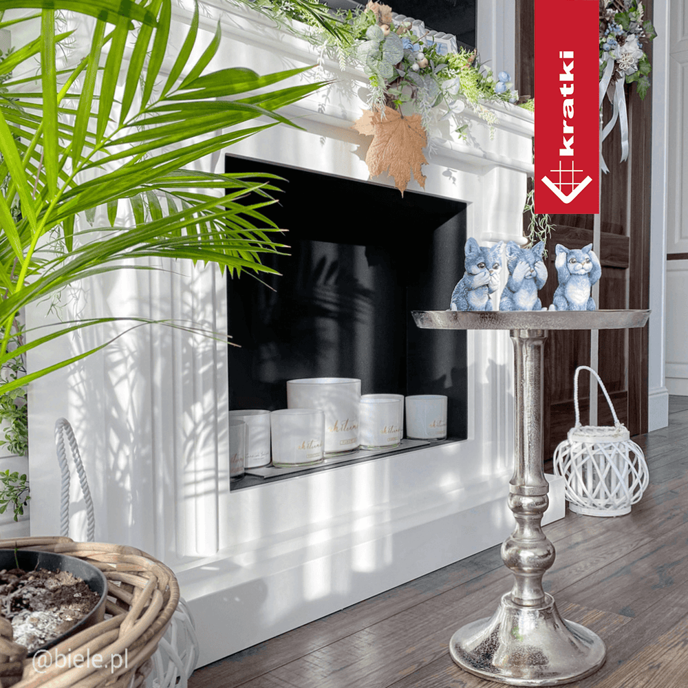 Kratki Portal Bioethanolkamin AUGUST TÜV weiß