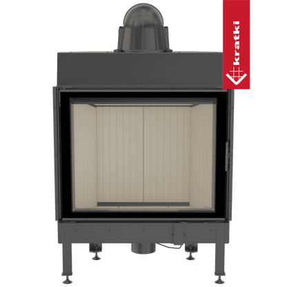 Kratki Kamineinsatz aus Stahl KRATKI NADIA 13 kW Ø 200 Doppelverglassung