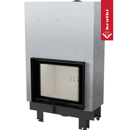 Kratki Kamineinsatz aus Stahl KRATKI MBZ 13 kW Ø 200 mit Schiebetür