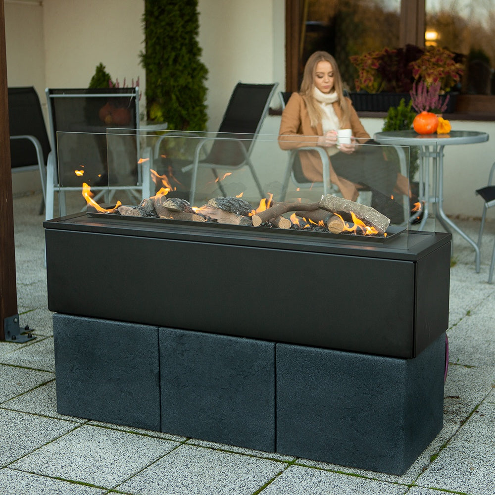 Kratki Terrassenheizer Patio Horizontal automatische Steuerung 17,5kW