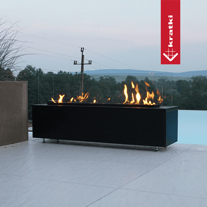 Kratki Terrassenheizer Patio Horizontal manuelle Steuerung 17,5kW Propan