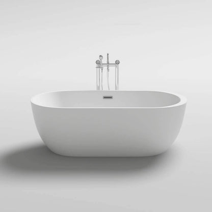 Home Deluxe Freistehende Badewanne CODO - 170 x 80 cm Weiß