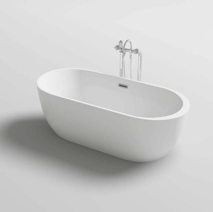 Home Deluxe Freistehende Badewanne CODO - 170 x 80 cm Weiß