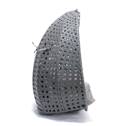 Home Deluxe Polyrattan Hängesessel nur Korb und Kissen TWIN - Grau